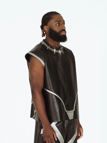 T-Shirt 'Shirt T-shirt Black Panther “T'Challa”' (erk_195653)' Vibranyum en noir : devant