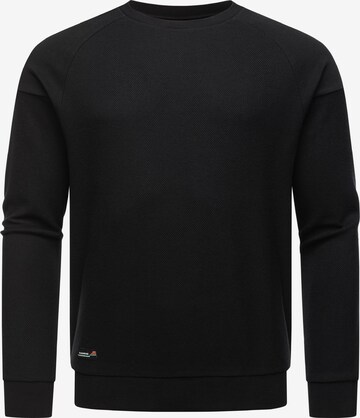 Ragwear Sweatshirt 'Doren' i svart: framsida