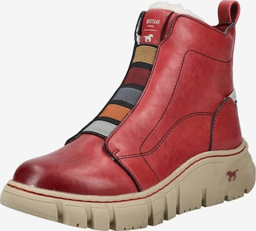 Stivaletto di MUSTANG in rosso: frontale