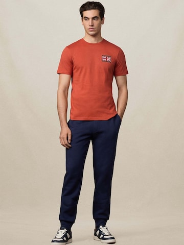 Hackett London T-Shirt 'Heritage' in Orange