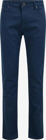 Coupe slim Jean WE Fashion en bleu : devant