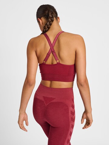 Hummel Bralette Sports Top in Red