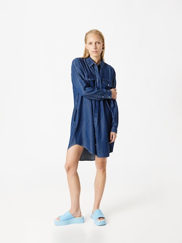 Robe-chemise 'CASANDRA' BIG STAR en bleu : devant