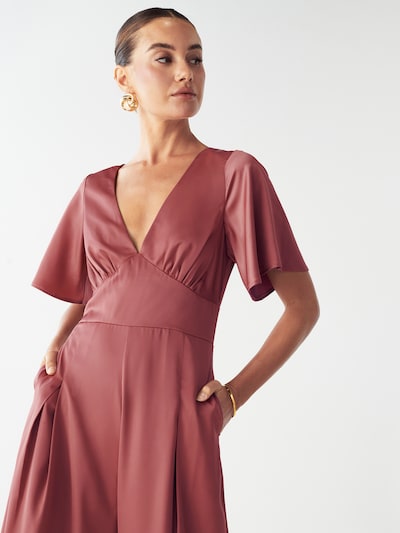 Willa Jumpsuit 'Eloise' in himbeer, Produktansicht