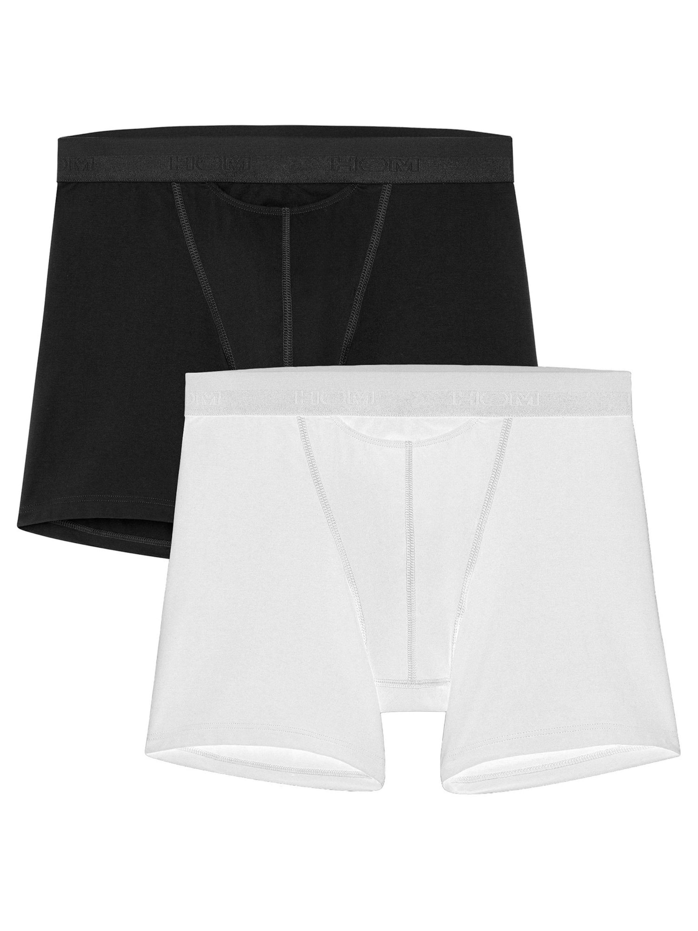 HOM Boxershorts ' Long Boxer Briefs HO1 ' in Zwart: voorkant