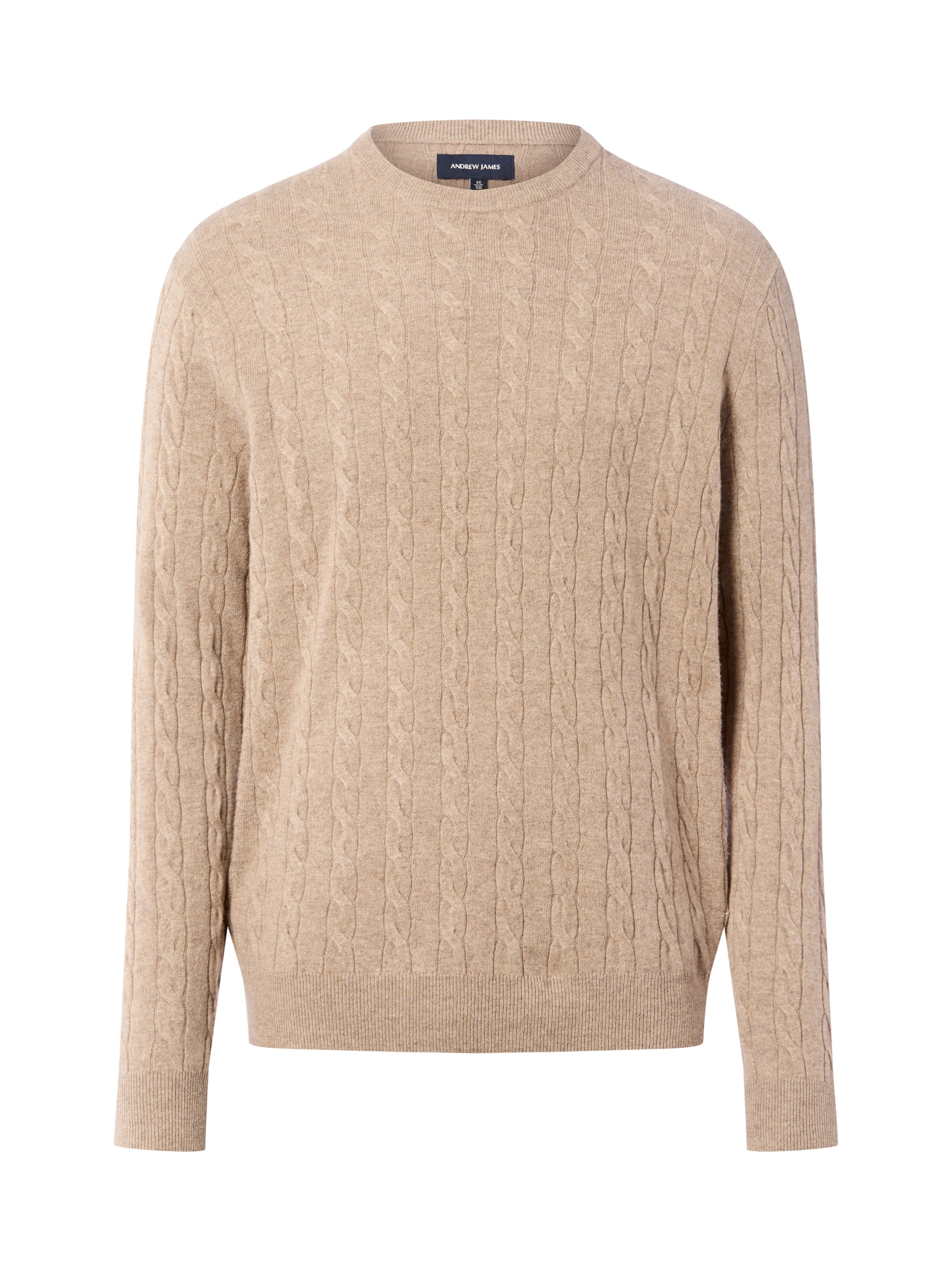Pull-over Andrew James en beige : devant