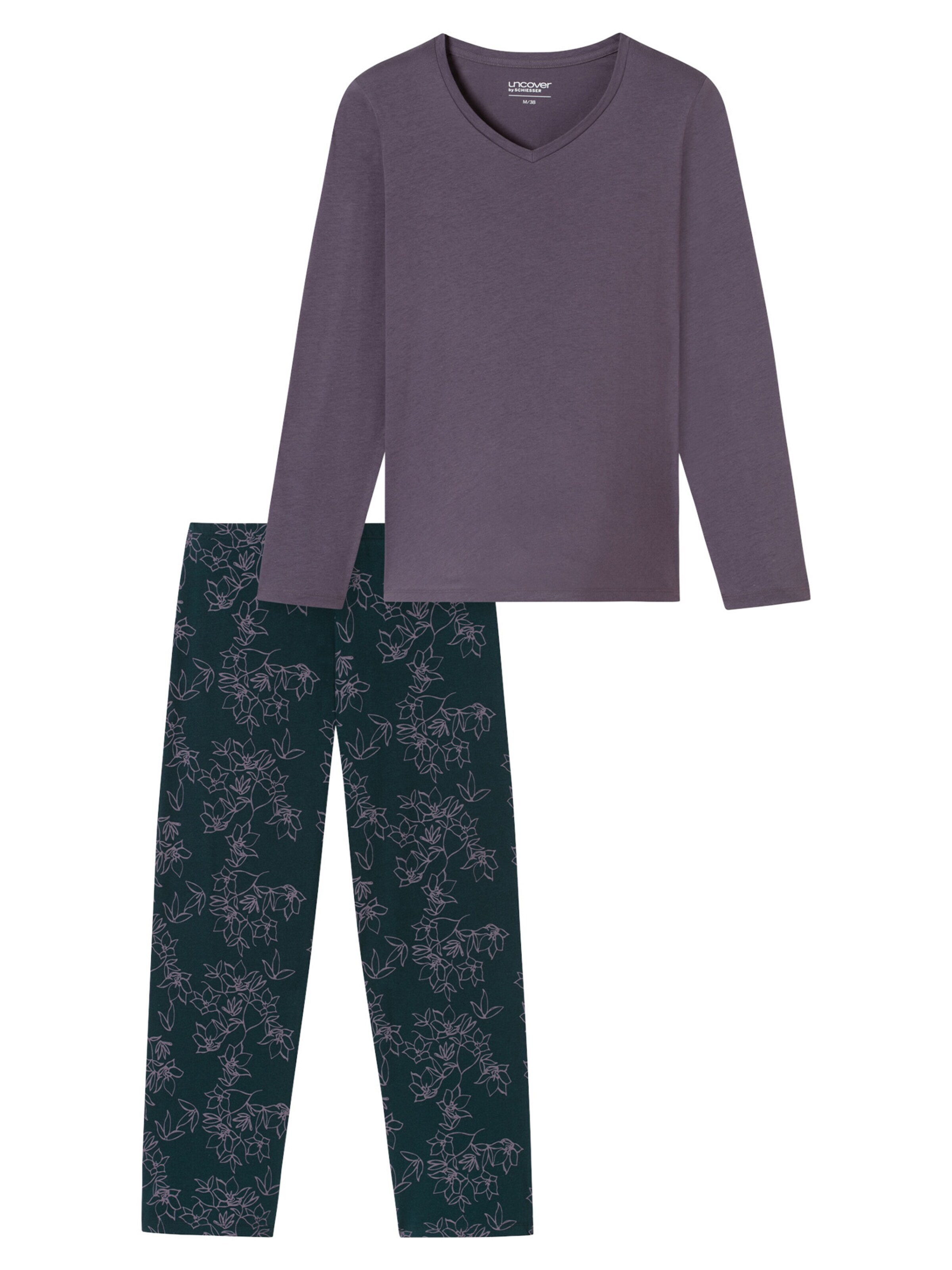 uncover by SCHIESSER Pajama 'Nightwear' in Purple: front