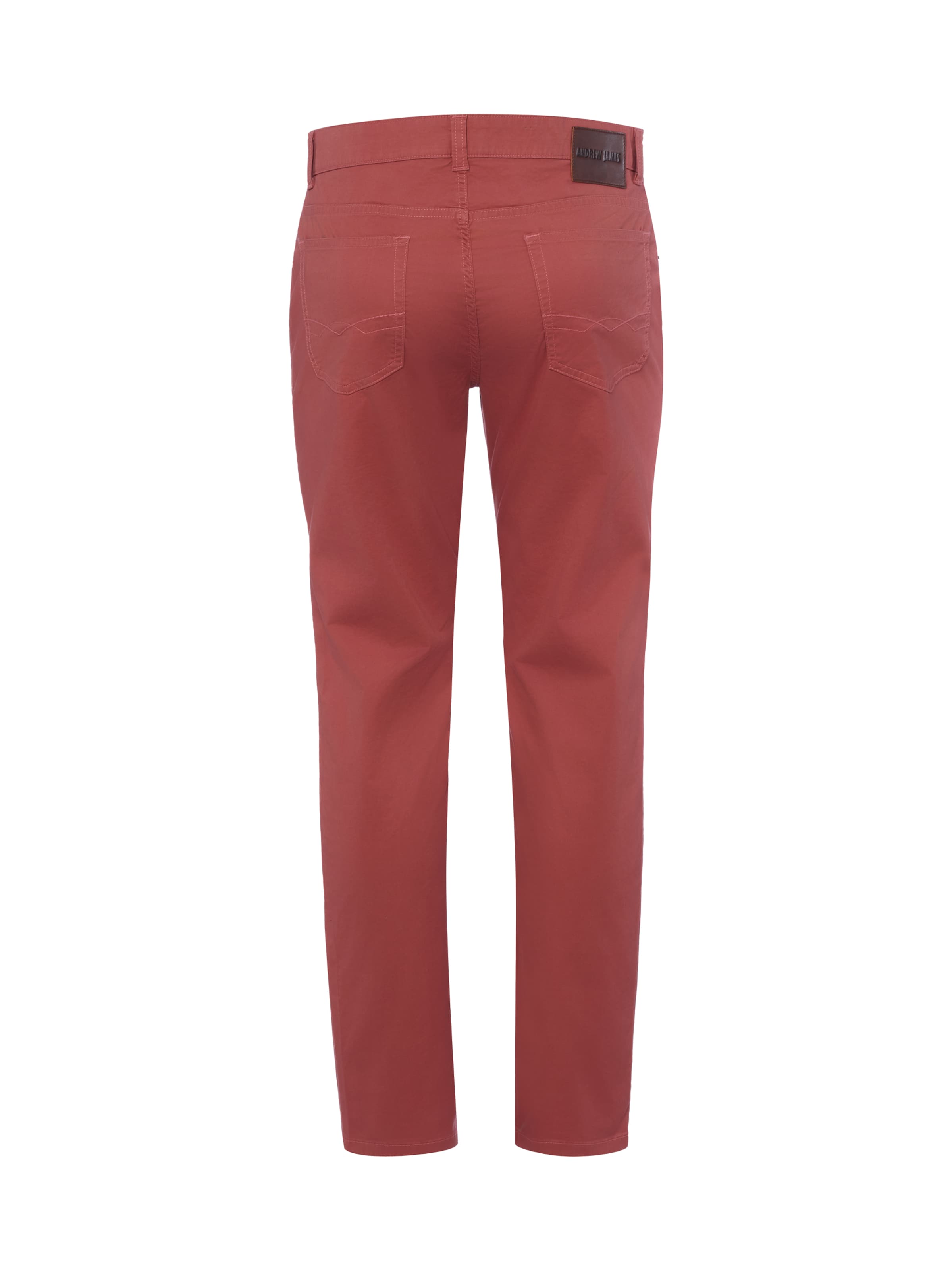 Andrew James Regular Trousers in Red