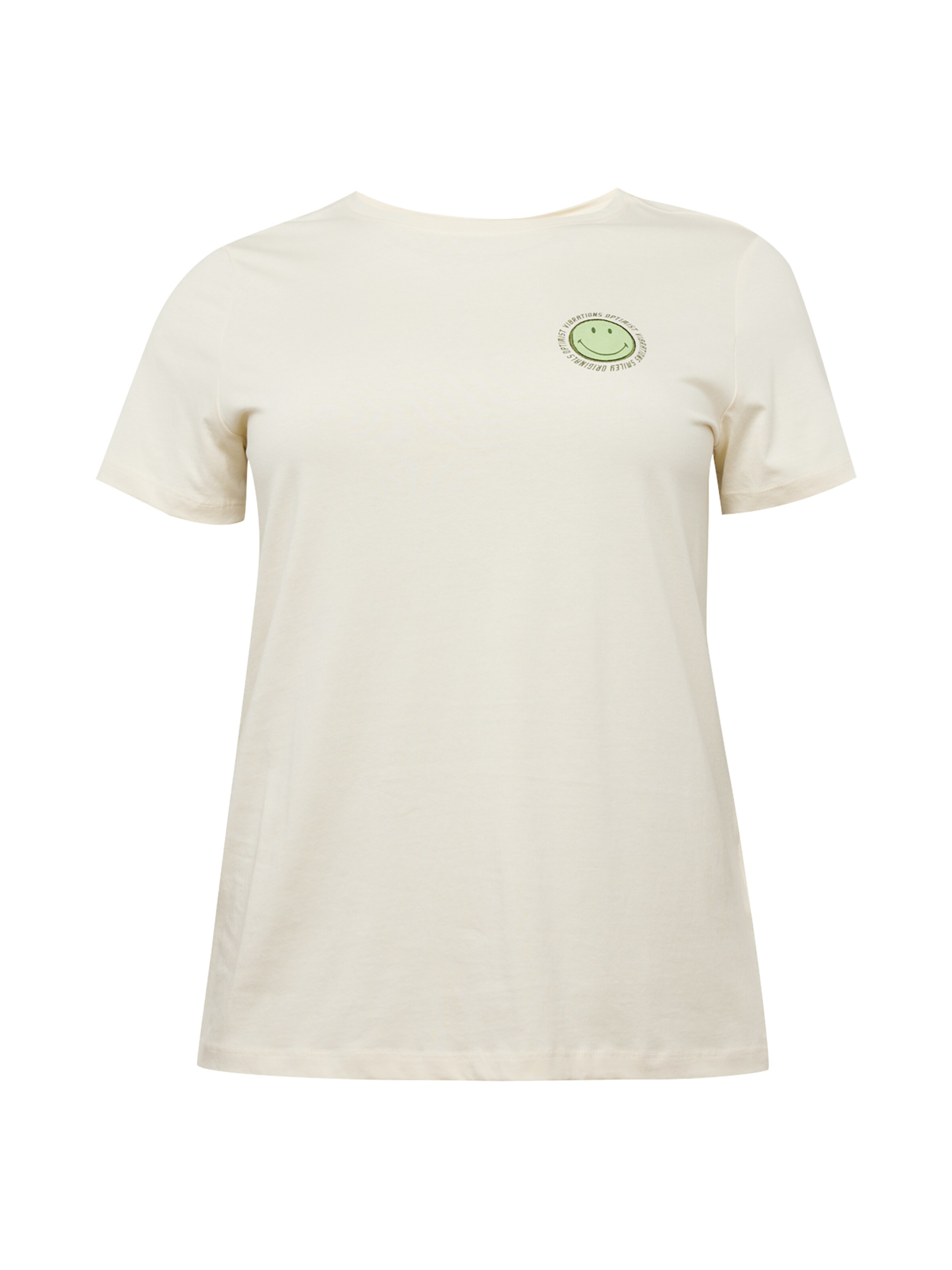 ONLY Carmakoma Shirt 'CARSMILEY' in Beige ABOUT YOU