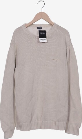 Armani Jeans Sweater & Cardigan in XL in Beige: front