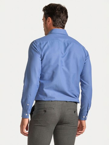 Slim fit Cămașă 'Oxford' de la Williot pe albastru
