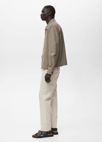 MANGO MAN Slimfit Hose 'Oyster' in Beige