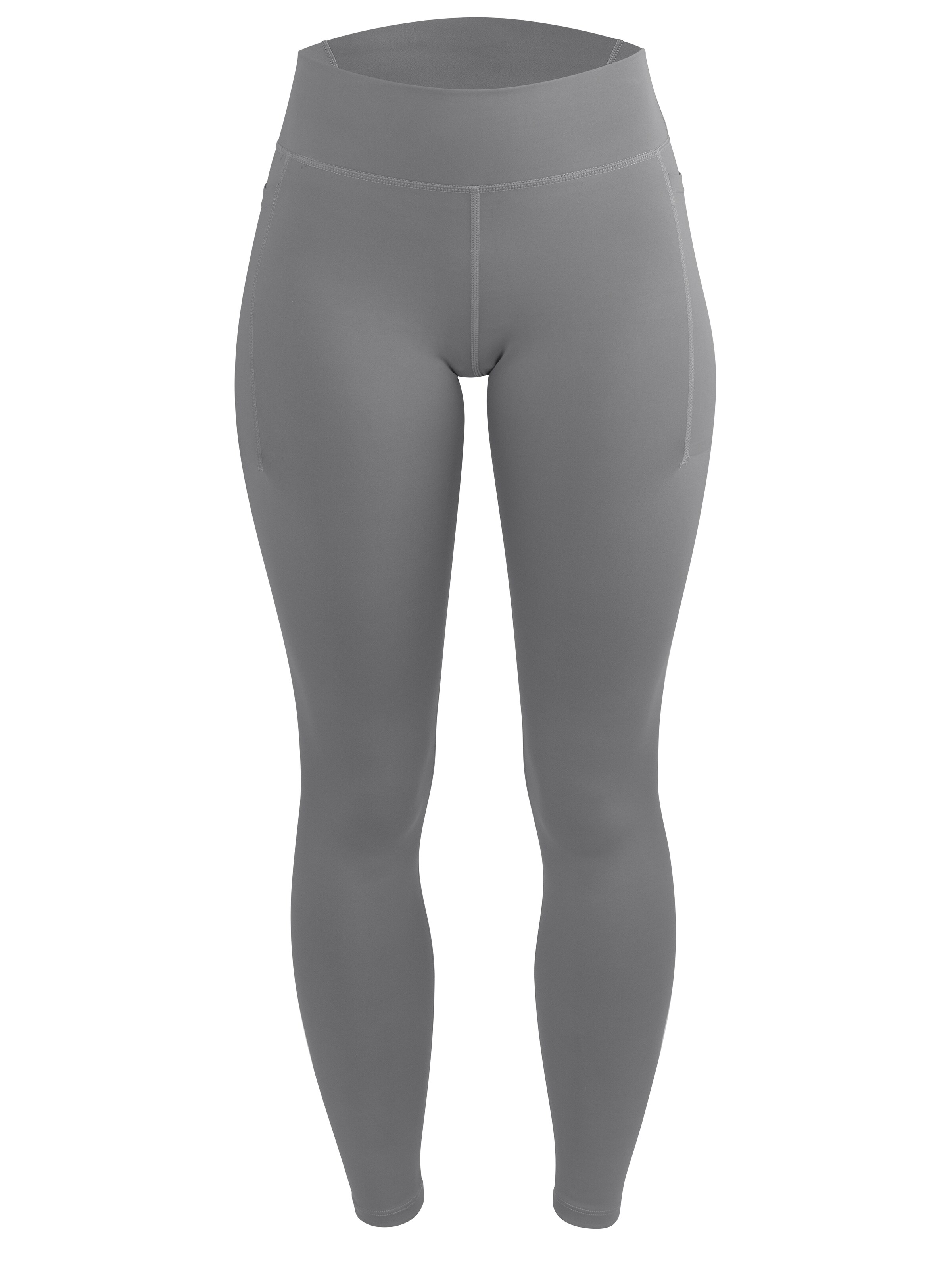 Circle Five Skinny Leggings 'Shapinghose Sportleggings mit Taschen'‌‌‌‌‌‌‌ in Grau: Vorderseite