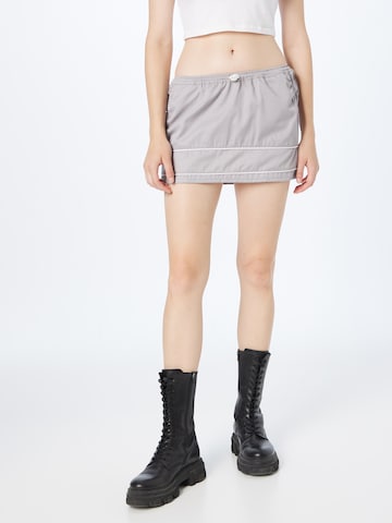 Motel Skirt 'Eichi' in Grey: front