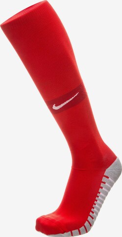 NIKE Soccer Socks 'Team MatchFit' in Red: front