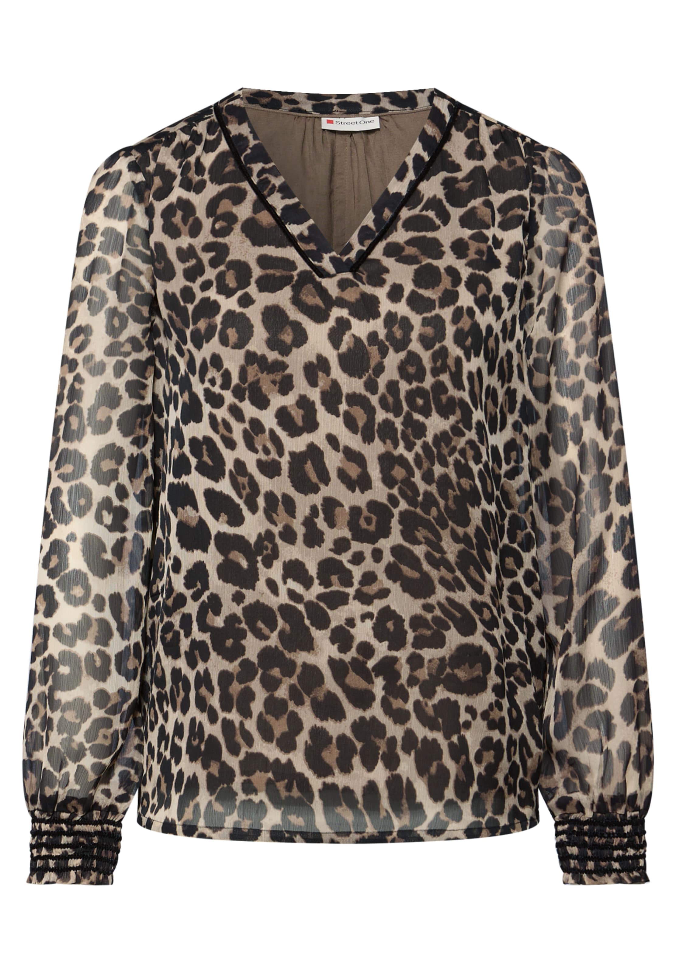 STREET ONE Bluse in Braun: Vorderseite