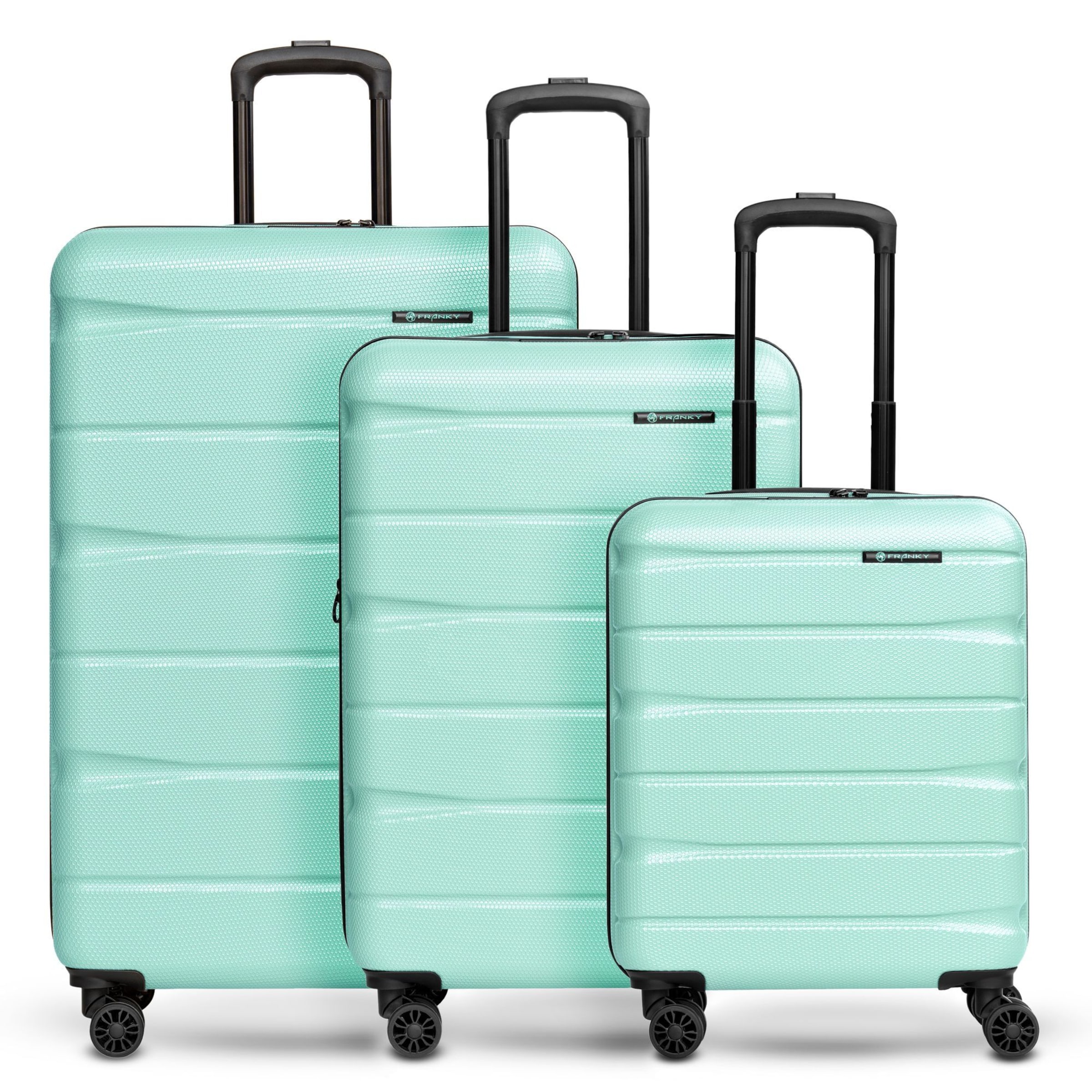 Franky Suitcase set 'Munich 4.0' in Green: front