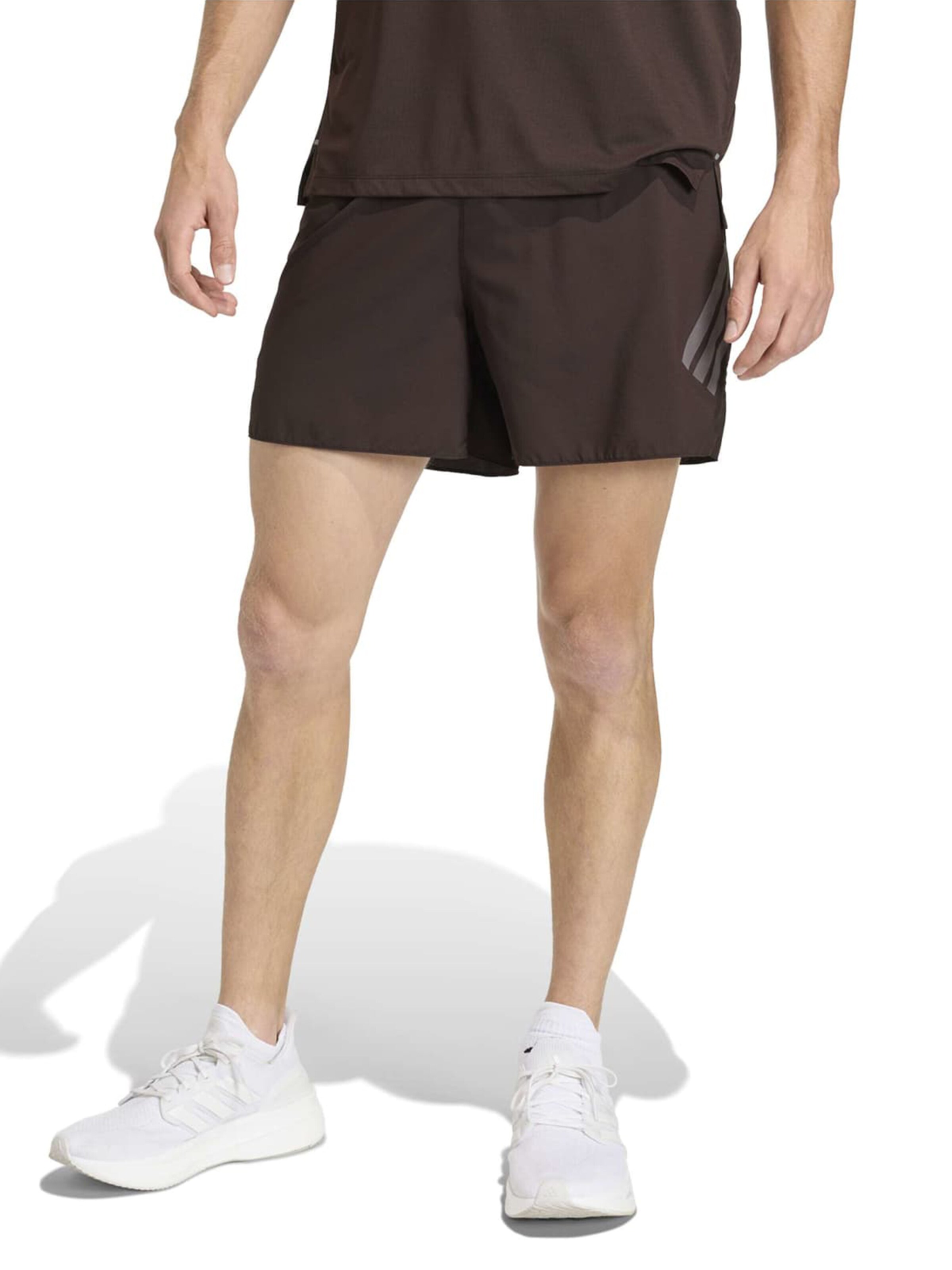 ADIDAS PERFORMANCE - Loosefit Calças de desporto 'ADI365' em castanho: frente