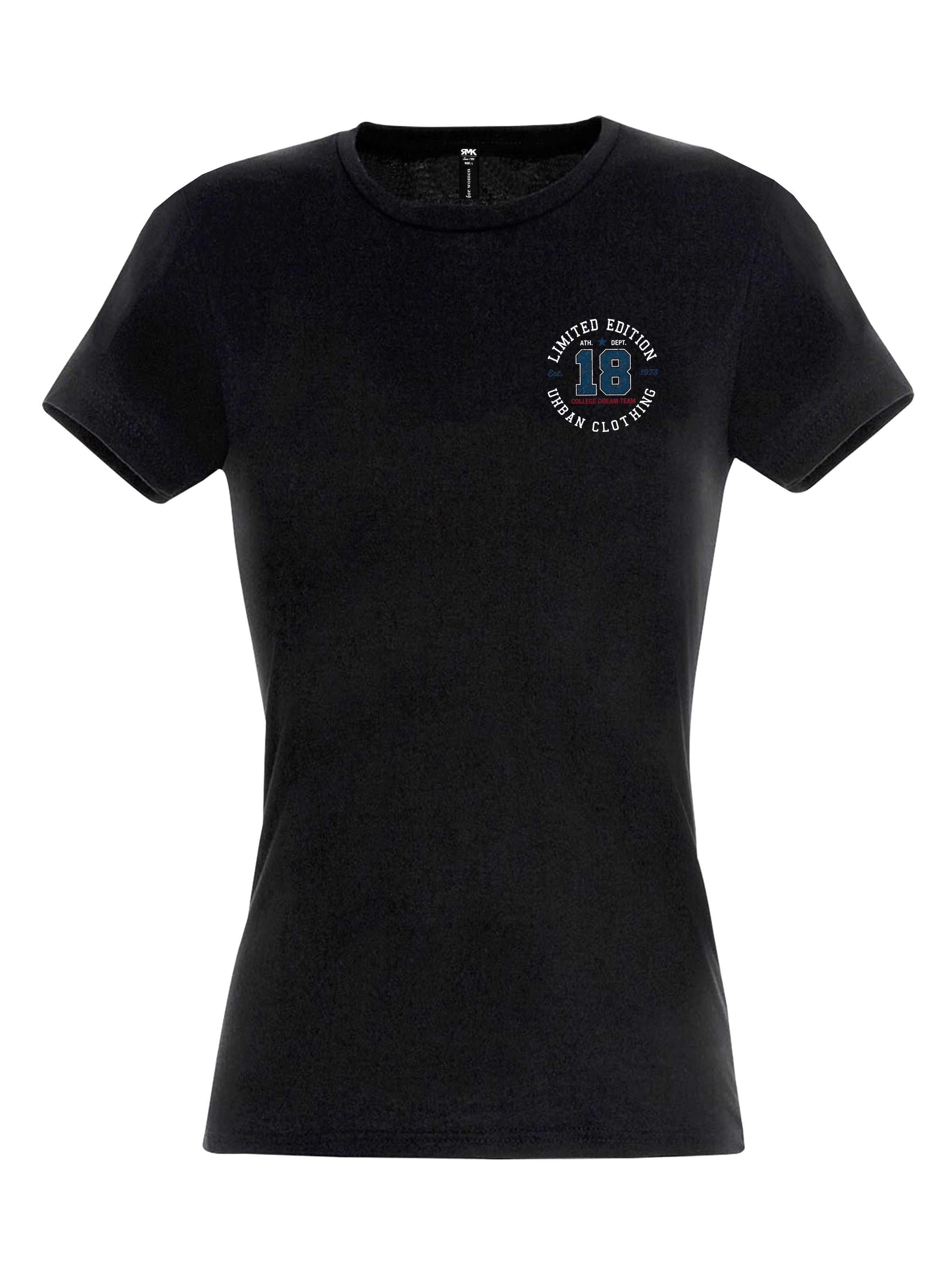 RMK Shirt 'College 18' in Black: front