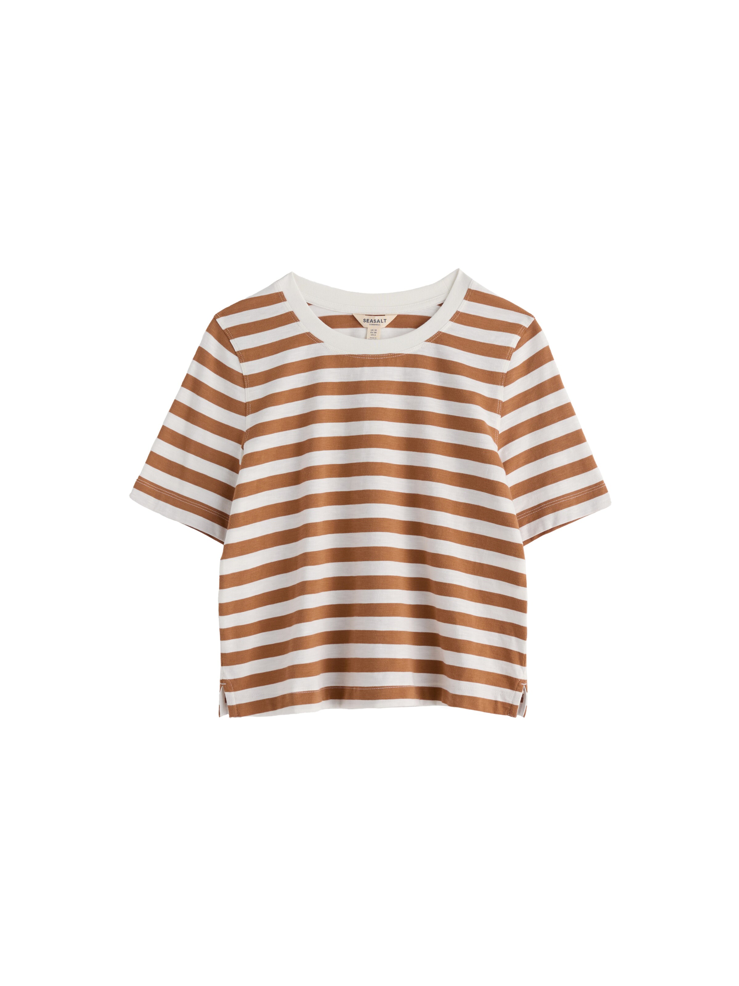 Seasalt Cornwall Shirt 'Copseland' in Brown: front