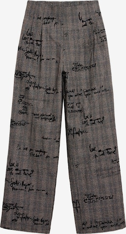 Regular Pantalon à pince Desigual en noir : devant