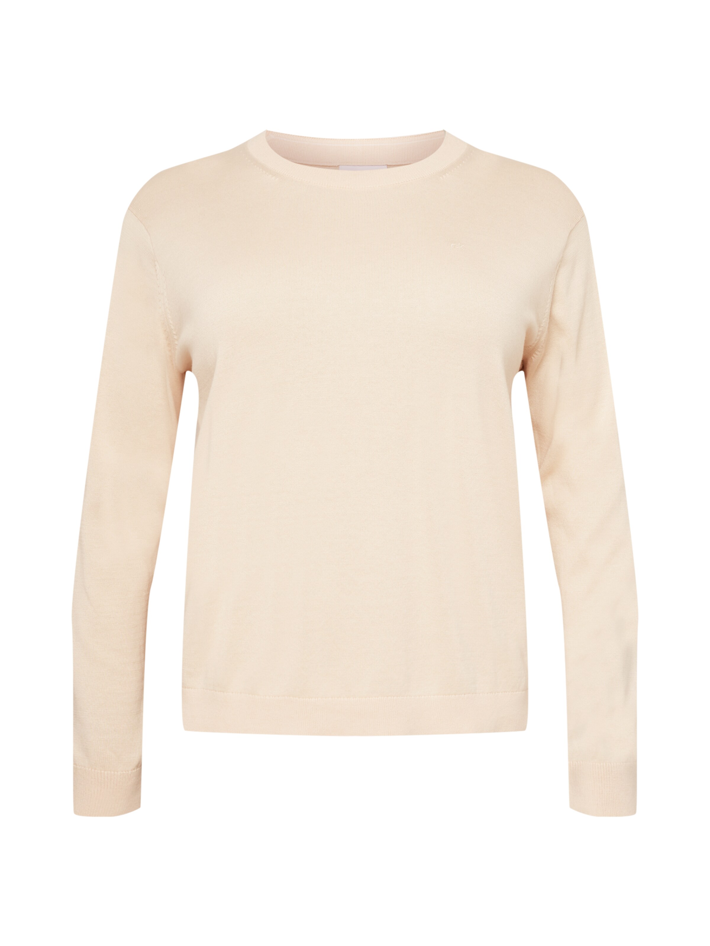 Calvin Klein Curve Pullover in Beige: Vorderseite