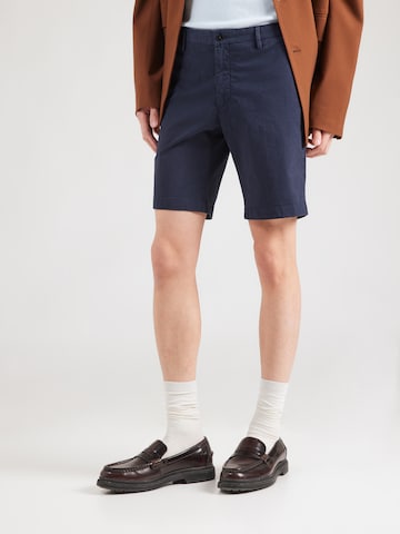 Hackett London Regular Chino 'KENSINGTON' in Blauw: voorkant