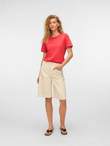 VERO MODA Shirt 'VMPAULINA' in Red
