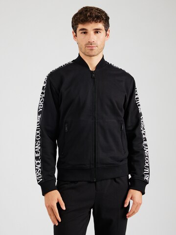 Versace Jeans Couture Sweatshirt in Zwart: voorkant