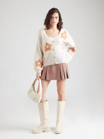 Hailys Kardigán 'Fl44ower' - bézs