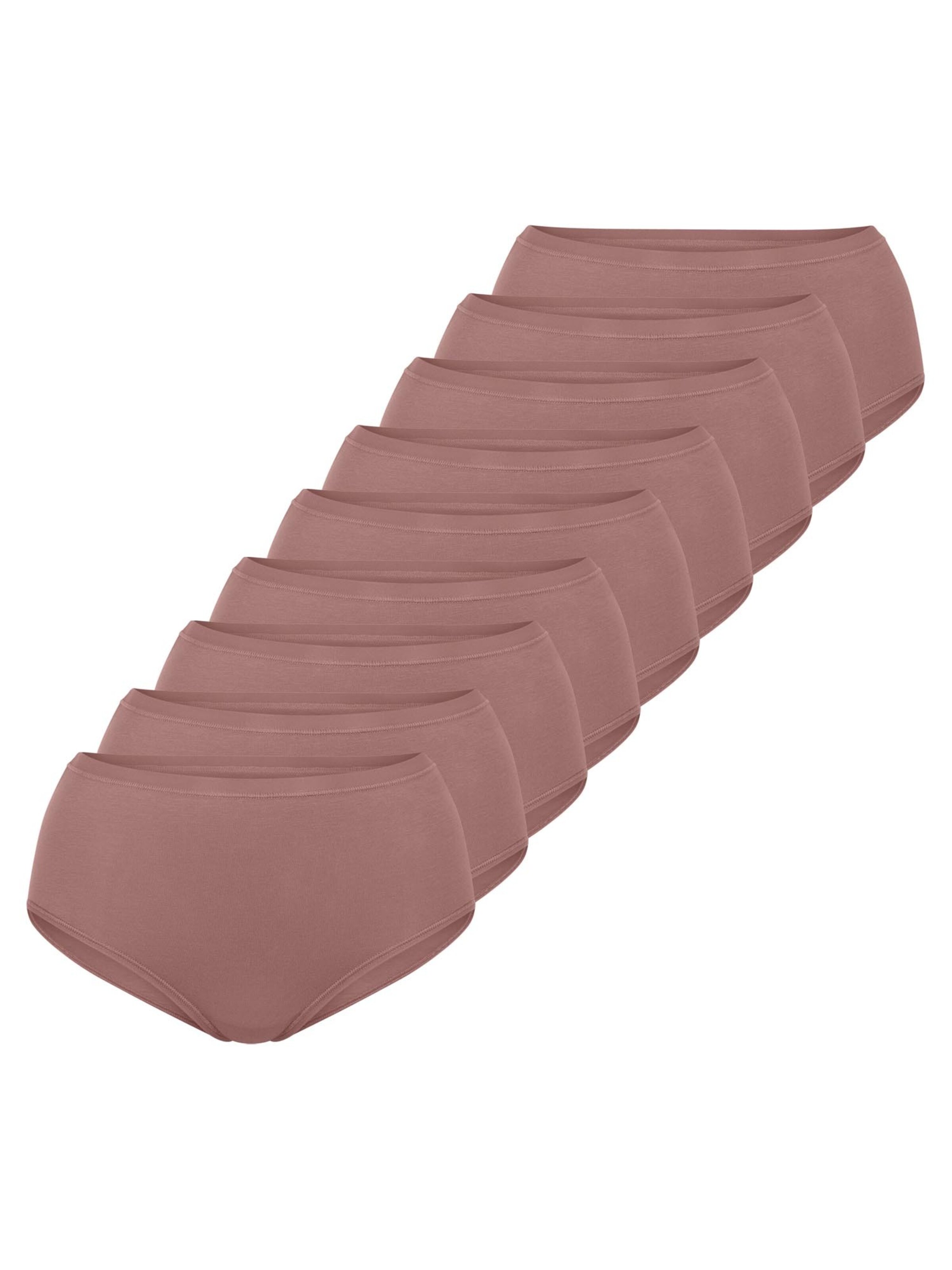 SLOGGI Slip 'GO Daily Cotton' in Brown: front