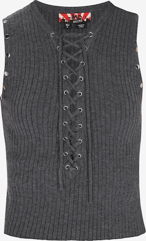 myMo ROCKS - Top de punto en gris: frente