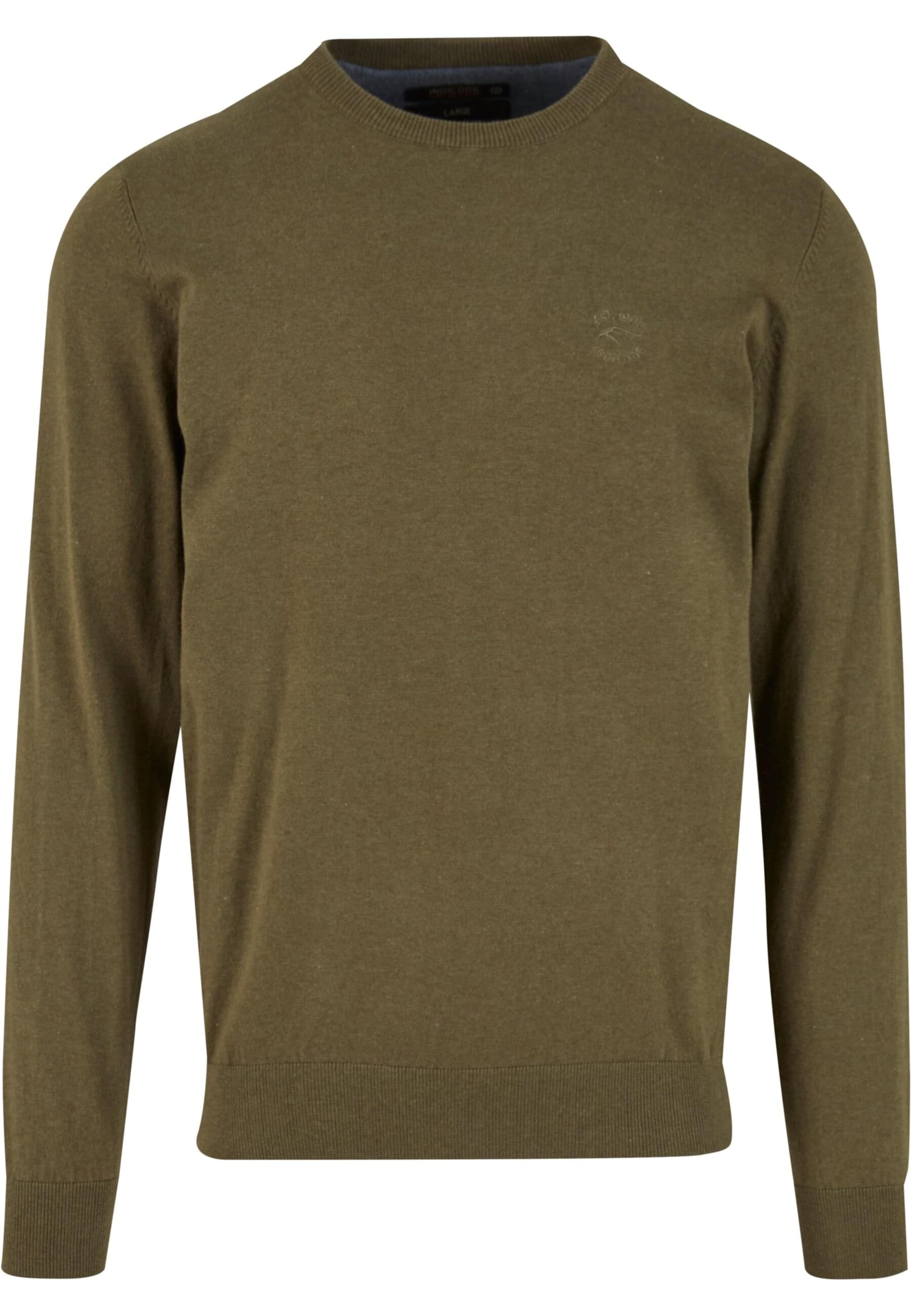 INDICODE JEANS Svetr 'INWildman' – hnědá: přední strana