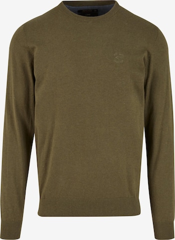 Pull-over 'INWildman' INDICODE JEANS en marron : devant