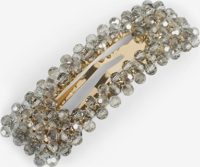 styleBREAKER Haarschmuck 'Rechteckige Kunststoff Perlen Haarspange' in One Size in grau, Produktansicht