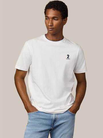 Hackett London T-Shirt 'Heritage' in Weiß: Vorderseite
