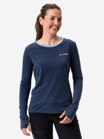 VAUDE Performance shirt 'Sveit' in Blue: front