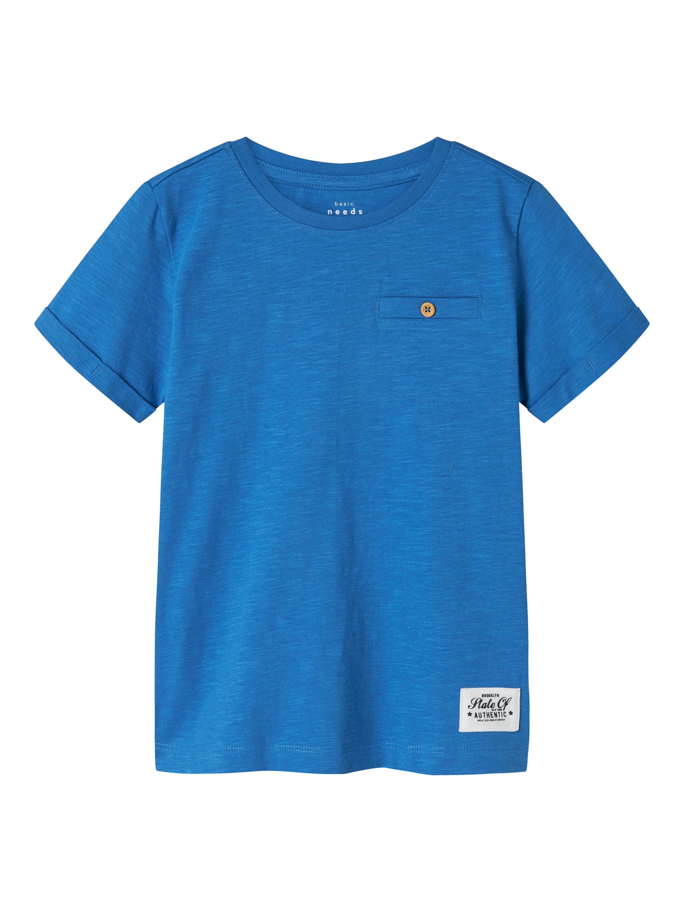 Tricou 'NKMVincent' de la NAME IT pe albastru: față