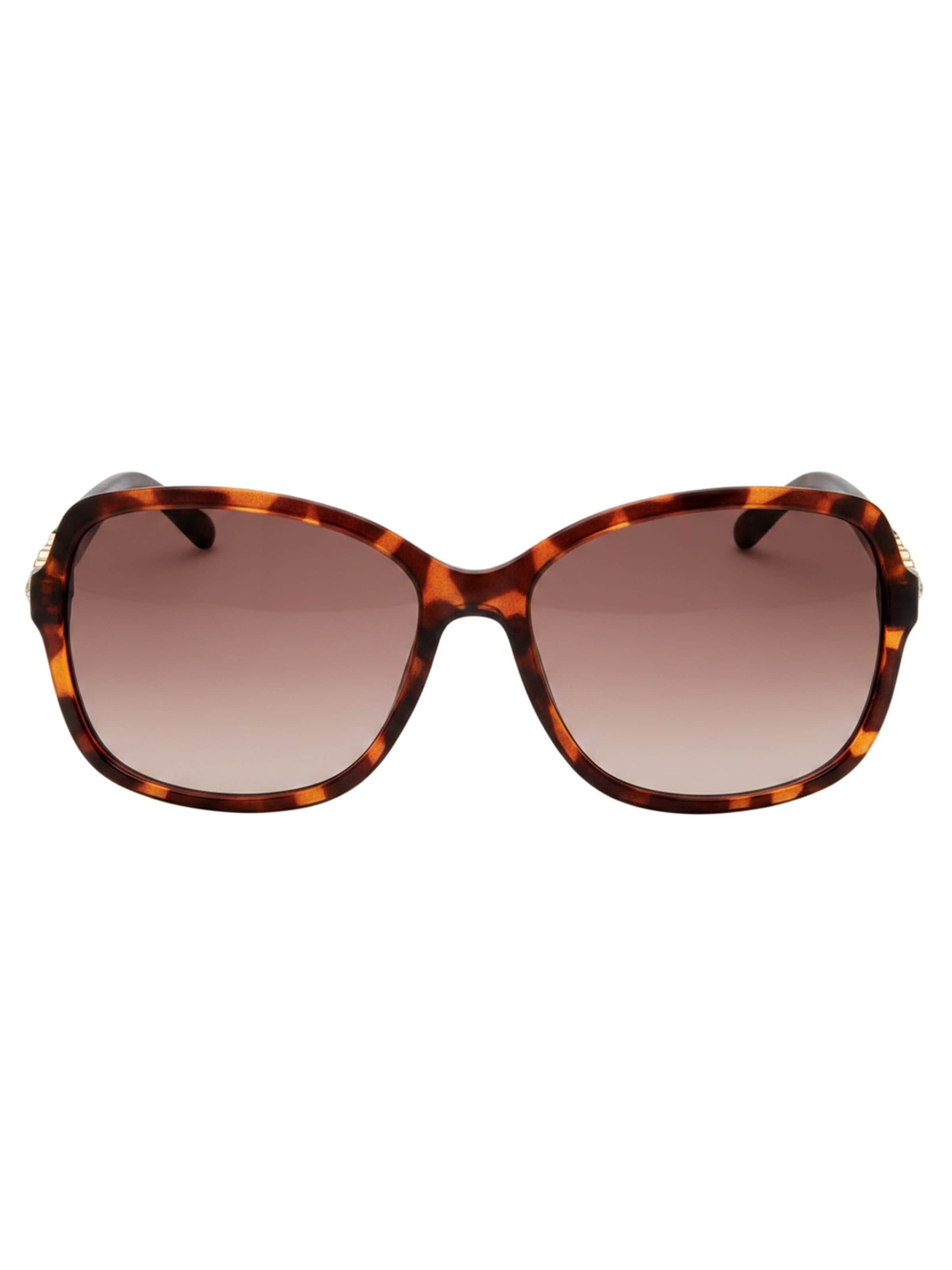 Lunettes de soleil 'Sonnenbrille' GUESS en marron : devant
