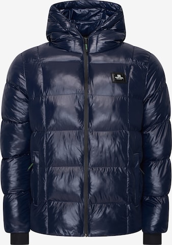 Rusty Neal Steppjacke in Blau: Vorderseite