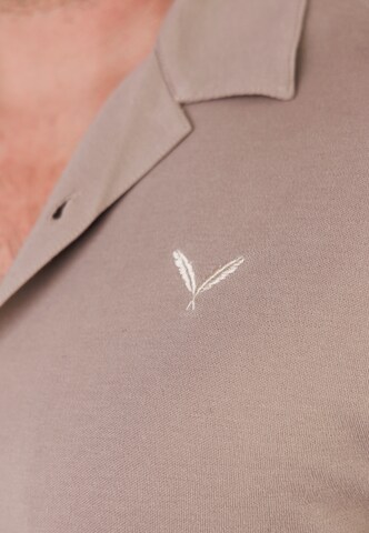 Kleinigkeit Regularny krój Koszula 'Relaxel Schulz' w kolorze szary