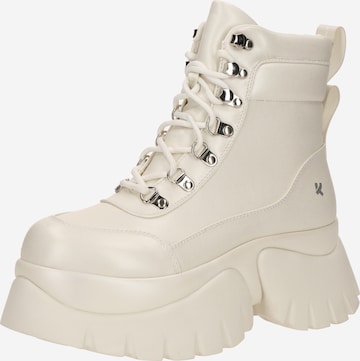Stivaletto stringato di Koi Footwear in bianco: frontale