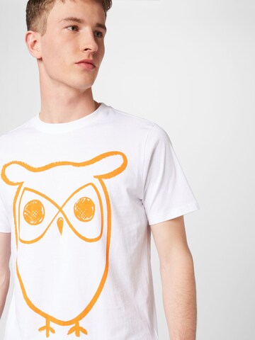 KnowledgeCotton Apparel T-Shirt -  (GOTS) in Weiß