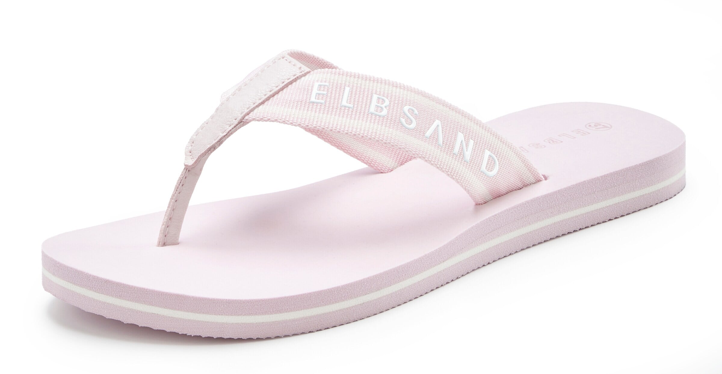 Elbsand T-Bar Sandals in Pink: front