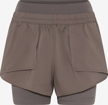 Girlfriend Collective Skinny Sports trousers 'Fallon' in Brown: front