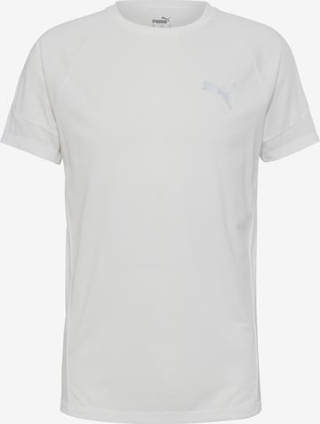 T-Shirt fonctionnel 'Evostripe' PUMA en blanc : devant