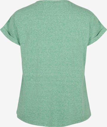 Zizzi Shirt 'VAVA' in Groen