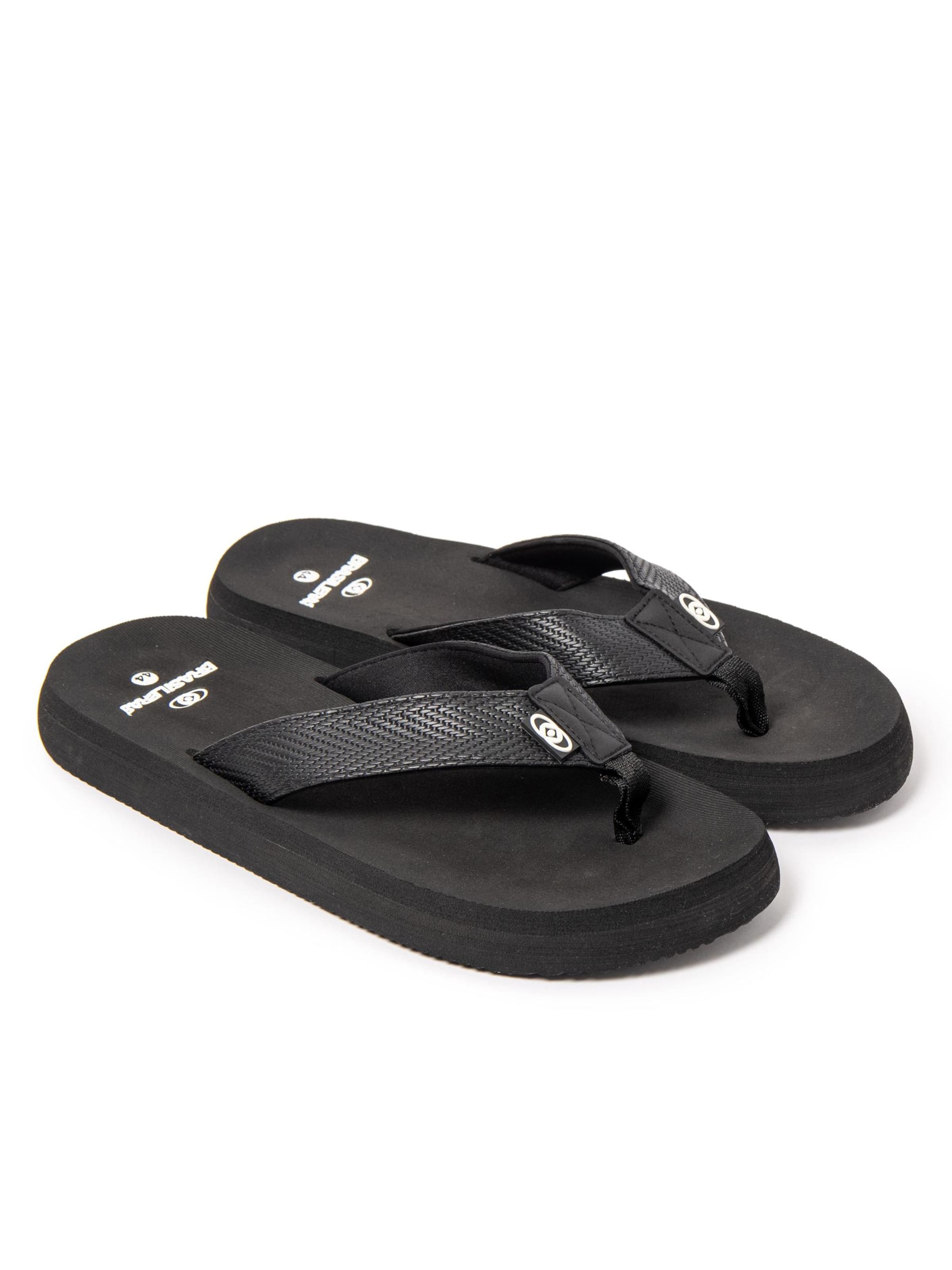 Brasileras Strand-/badschoen 'Puff' in Zwart