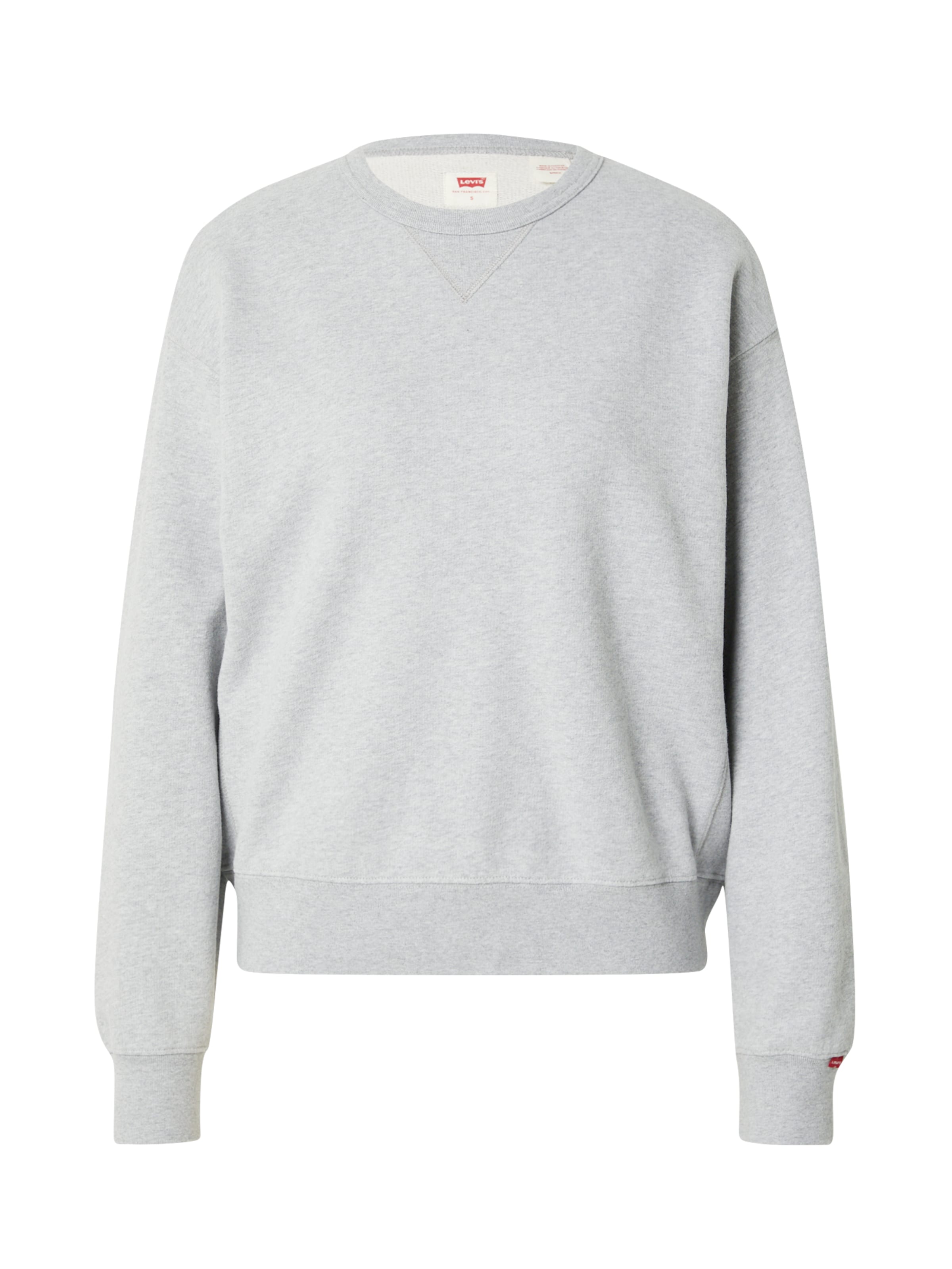 LEVI'S ® Sweatshirt 'Heritage Crewneck Sweatshirt' i grå: forside