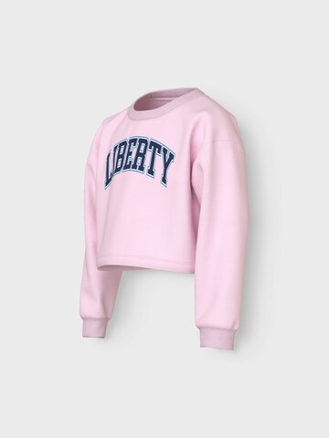 NAME IT Sweatshirt 'VANITA' i rosa